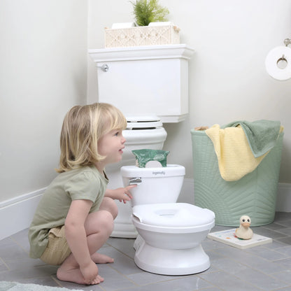 Summer by  My Size Potty Pro Chair and Training Toilet for Toddlers, White