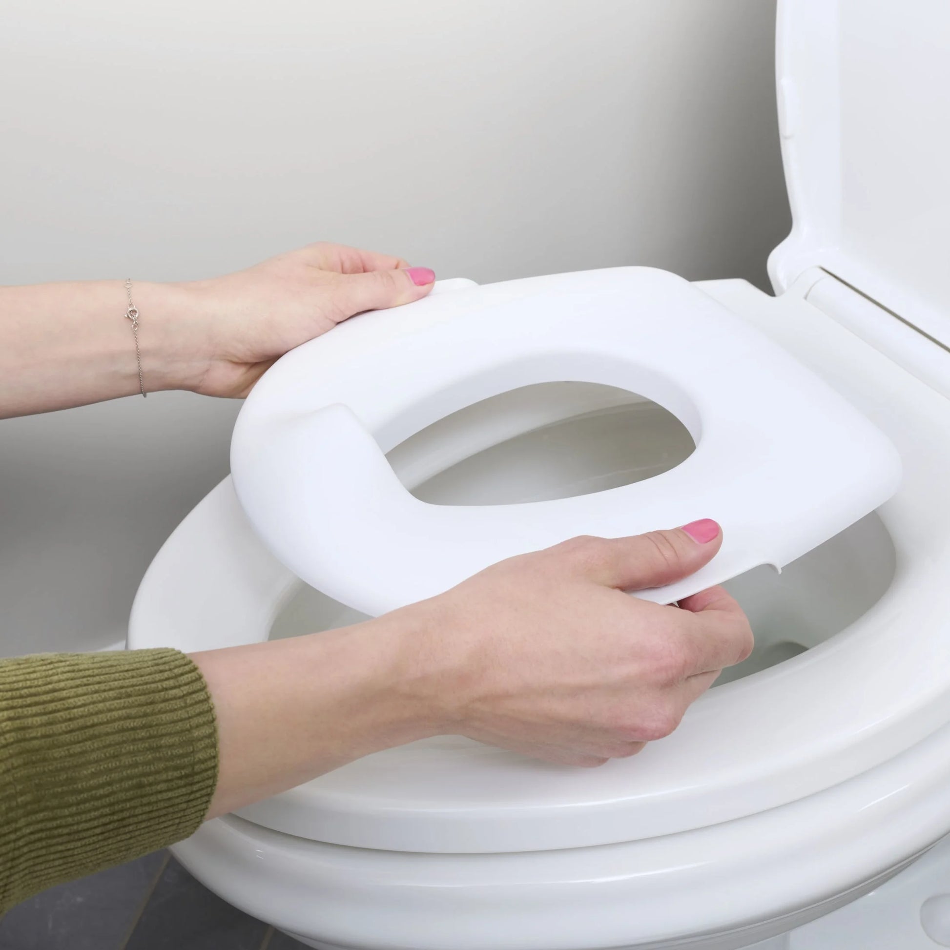Summer by  My Size Potty Pro Chair and Training Toilet for Toddlers, White