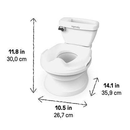 Summer by  My Size Potty Pro Chair and Training Toilet for Toddlers, White