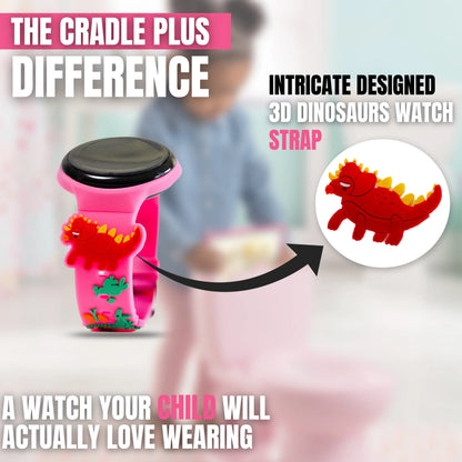 3D Dino Potty Training Watch (Pink)