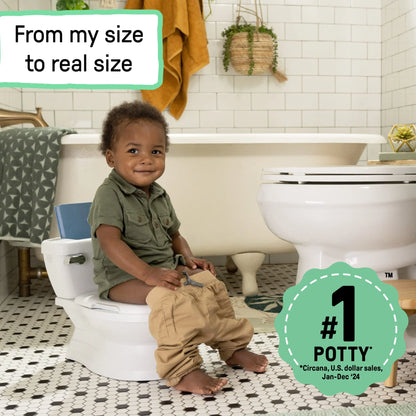 Summer by  My Size Potty Pro Chair and Training Toilet for Toddlers, White