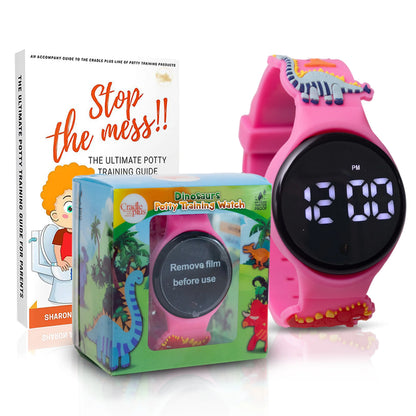 3D Dino Potty Training Watch (Pink)