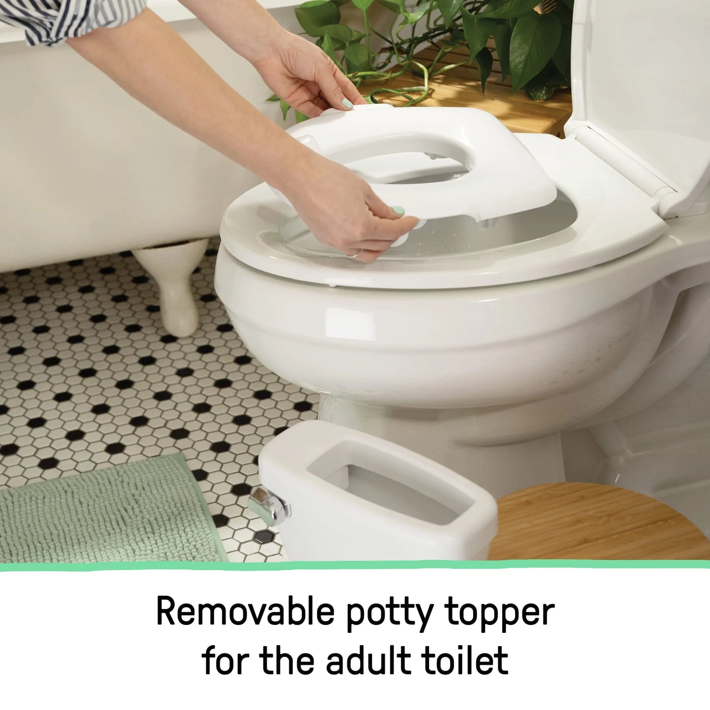 Summer by  My Size Potty Pro Chair and Training Toilet for Toddlers, White